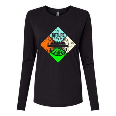 Colorful Nature Womens Cotton Relaxed Long Sleeve T-Shirt