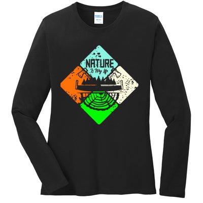 Colorful Nature Ladies Long Sleeve Shirt