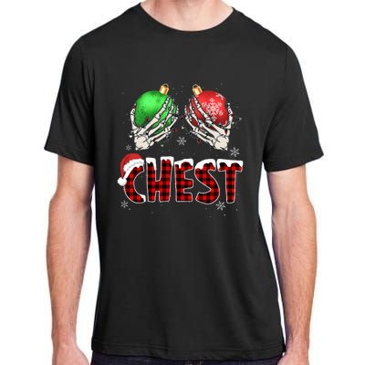 Chest Nuts Christmas Chestnuts Xmas Couple Matching Costume Adult ChromaSoft Performance T-Shirt