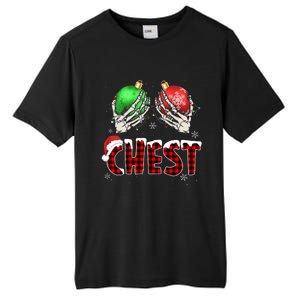 Chest Nuts Christmas Chestnuts Xmas Couple Matching Costume Tall Fusion ChromaSoft Performance T-Shirt