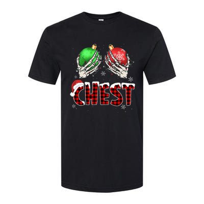 Chest Nuts Christmas Chestnuts Xmas Couple Matching Costume Softstyle® CVC T-Shirt