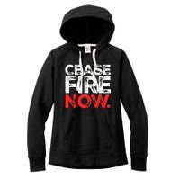 Ceasefire NOW Women's Fleece Hoodie