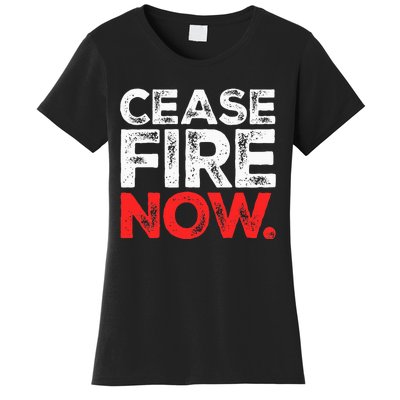 Ceasefire NOW Women's T-Shirt