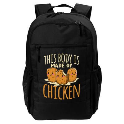 Chicken Nuggets Chicken Chicken Fast Food Funny Saying Daily Commute Backpack