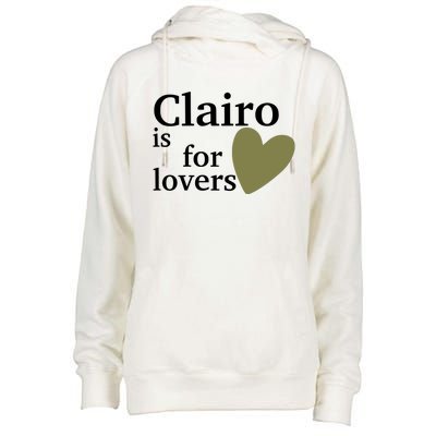 Charm Nyc Clairo Is For Lovers Womens Funnel Neck Pullover Hood