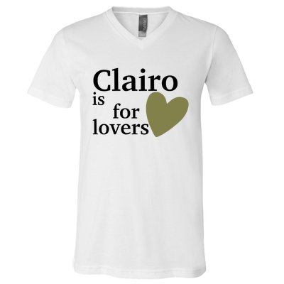 Charm Nyc Clairo Is For Lovers V-Neck T-Shirt