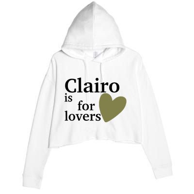 Charm Nyc Clairo Is For Lovers Crop Fleece Hoodie