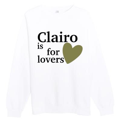 Charm Nyc Clairo Is For Lovers Premium Crewneck Sweatshirt