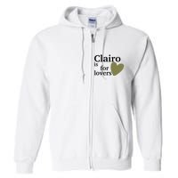 Charm Nyc Clairo Is For Lovers Full Zip Hoodie