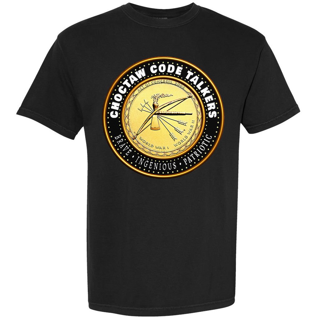 Choctaw Nation Code Talkers Homage For Heritage Supporters Comfort Colors T-Shirt
