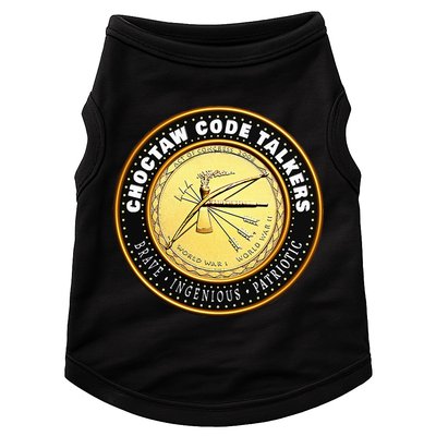 Choctaw Nation Code Talkers Homage For Heritage Supporters Doggie Tank