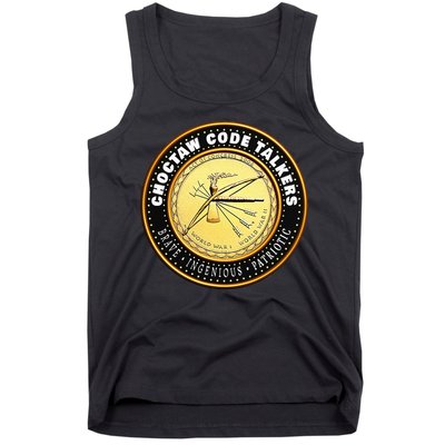 Choctaw Nation Code Talkers Homage For Heritage Supporters Tank Top