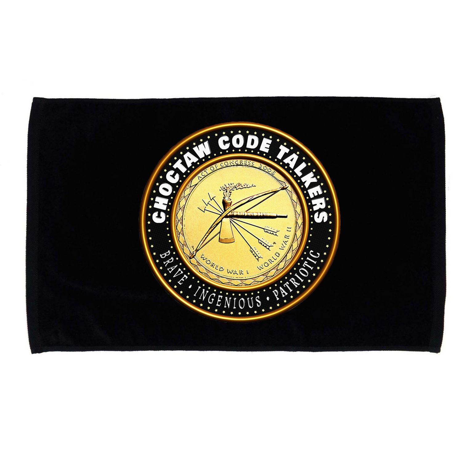 Choctaw Nation Code Talkers Homage For Heritage Supporters Microfiber Hand Towel
