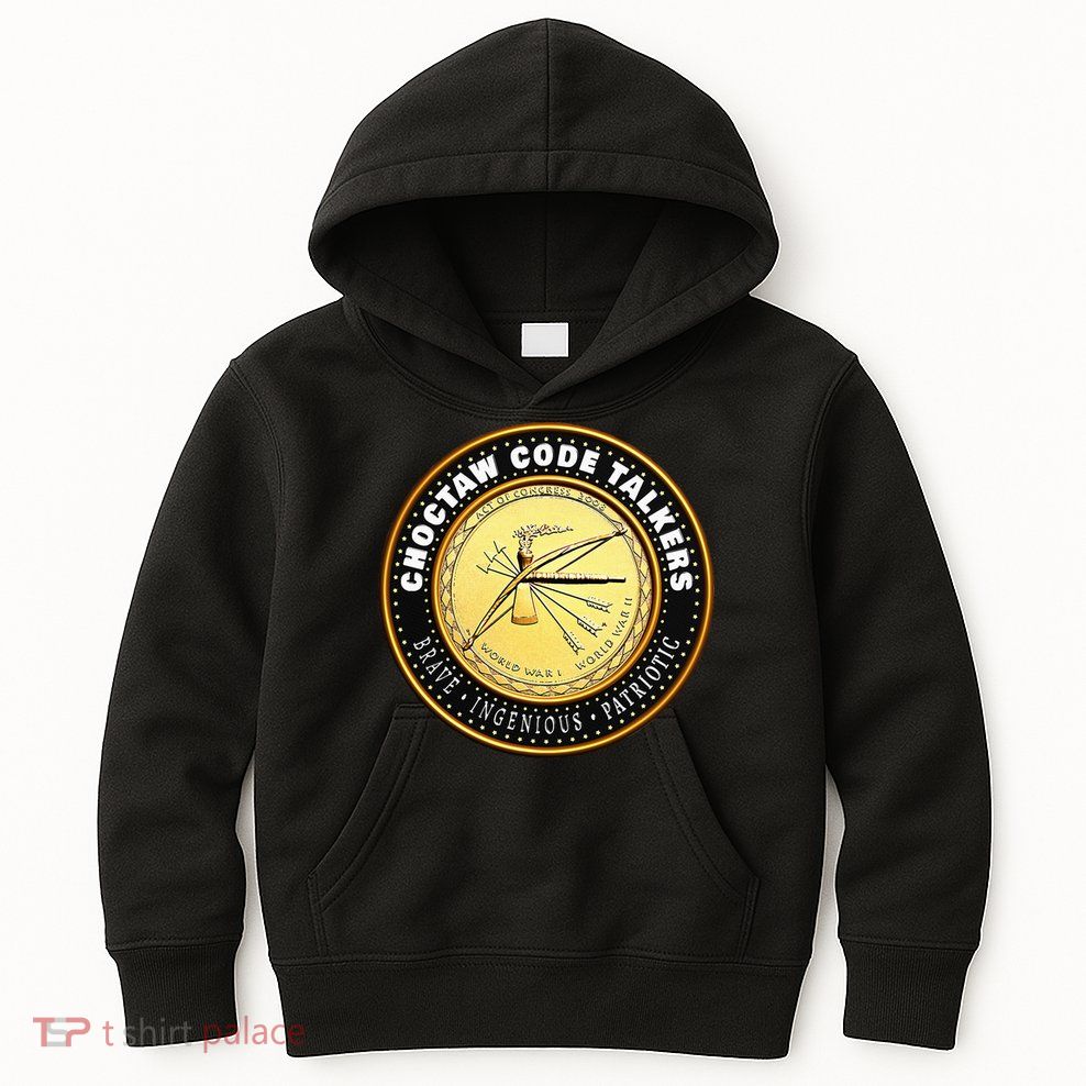 Choctaw Nation Code Talkers Homage For Heritage Supporters Kids Hoodie