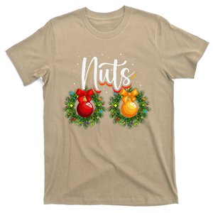 Chest Nuts Christmas Funny Couples Christmas Chestnuts Gift T-Shirt