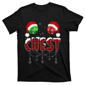 Chest Nuts Christmas Matching Couple Chestnuts T-Shirt