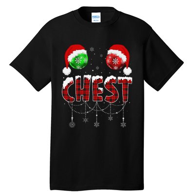 Chest Nuts Christmas Matching Couple Chestnuts Tall T-Shirt