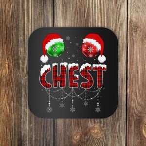 Chest Nuts Christmas Matching Couple Chestnuts Coaster