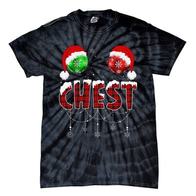 Chest Nuts Christmas Matching Couple Chestnuts Tie-Dye T-Shirt