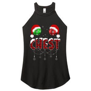 Chest Nuts Christmas Matching Couple Chestnuts Women's Perfect Tri Rocker Tank