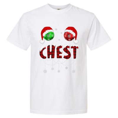 Chest Nuts Christmas Matching Couple Chestnuts Garment-Dyed Heavyweight T-Shirt