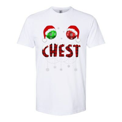 Chest Nuts Christmas Matching Couple Chestnuts Softstyle CVC T-Shirt