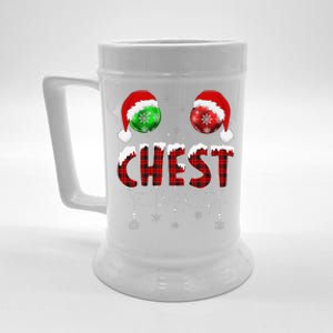 Chest Nuts Christmas Matching Couple Chestnuts Beer Stein