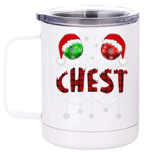 Chest Nuts Christmas Matching Couple Chestnuts 12 oz Stainless Steel Tumbler Cup