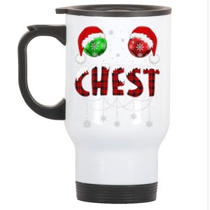 Chest Nuts Christmas Matching Couple Chestnuts Stainless Steel Travel Mug