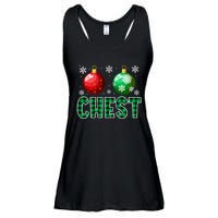 Chest Nuts Christmas Funny Couples Christmas Chestnuts Ladies Essential Flowy Tank