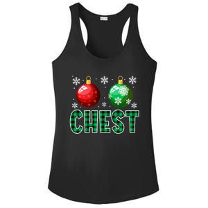 Chest Nuts Christmas Funny Couples Christmas Chestnuts Ladies PosiCharge Competitor Racerback Tank