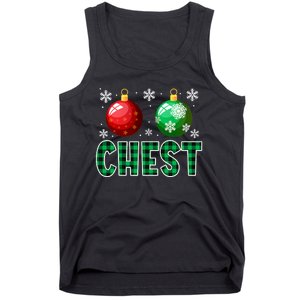 Chest Nuts Christmas Funny Couples Christmas Chestnuts Tank Top