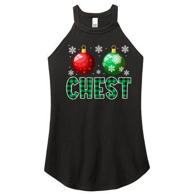 Chest Nuts Christmas Funny Couples Christmas Chestnuts Women’s Perfect Tri Rocker Tank