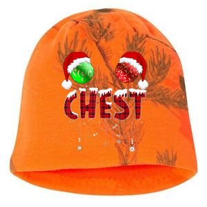 Chest Nuts Christmas Funny Matching Couple Chestnuts Kati - Camo Knit Beanie