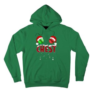 Chest Nuts Christmas Funny Matching Couple Chestnuts Hoodie