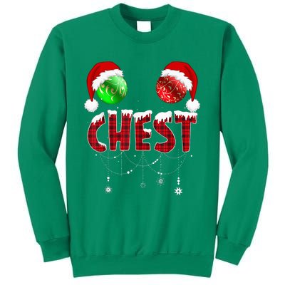 Chest Nuts Christmas Funny Matching Couple Chestnuts Sweatshirt