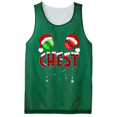 Chest Nuts Christmas Funny Matching Couple Chestnuts Mesh Reversible Basketball Jersey Tank