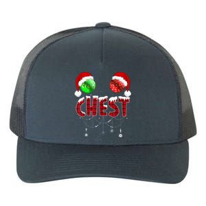 Chest Nuts Christmas Funny Matching Couple Chestnuts Yupoong Adult 5-Panel Trucker Hat