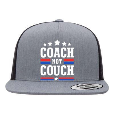 Coach Not Couch Flat Bill Trucker Hat