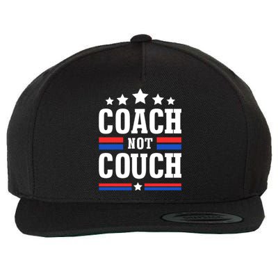 Coach Not Couch Wool Snapback Cap