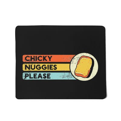 Chicky Nuggies Chicken Nugget Fans Nug Eaters Fast Food Mousepad