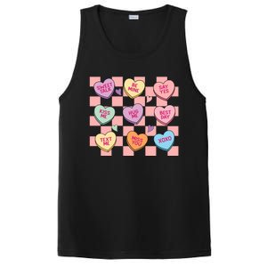 Cute Nurse Conversation Hearts Valentines Day Nursing Gift PosiCharge Competitor Tank