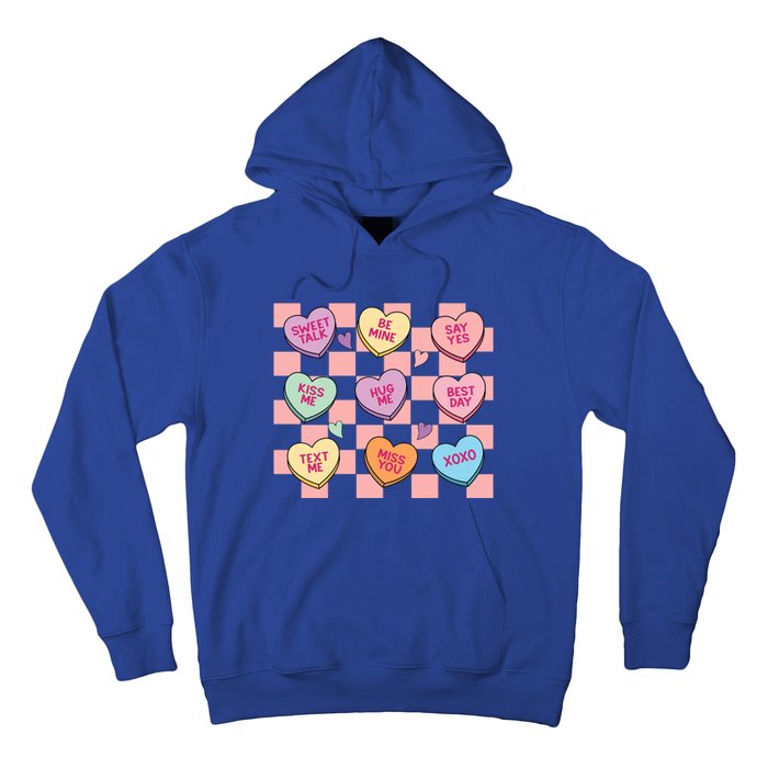 Cute Nurse Conversation Hearts Valentines Day Nursing Gift Hoodie