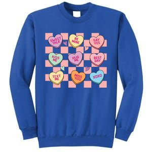 Cute Nurse Conversation Hearts Valentines Day Nursing Gift Sweatshirt