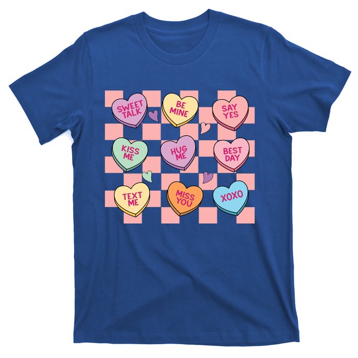 Cute Nurse Conversation Hearts Valentines Day Nursing Gift T-Shirt