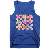 Cute Nurse Conversation Hearts Valentines Day Nursing Gift Tank Top