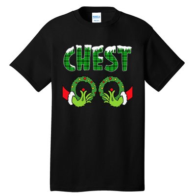 chest nuts christmas   matching couple chestnuts  Tall T-Shirt