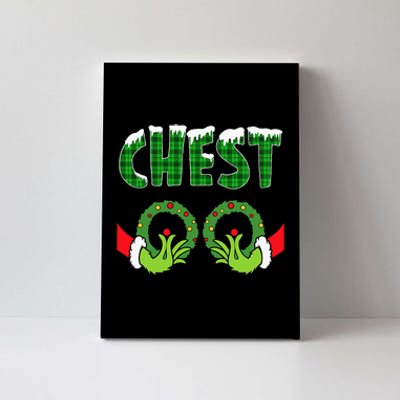 chest nuts christmas   matching couple chestnuts  Canvas