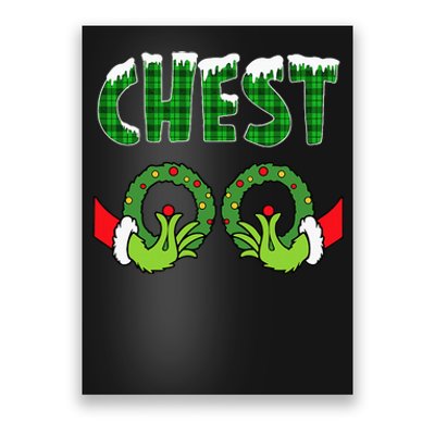 chest nuts christmas   matching couple chestnuts  Poster