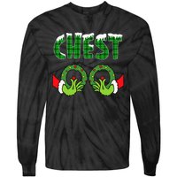 chest nuts christmas   matching couple chestnuts  Tie-Dye Long Sleeve Shirt